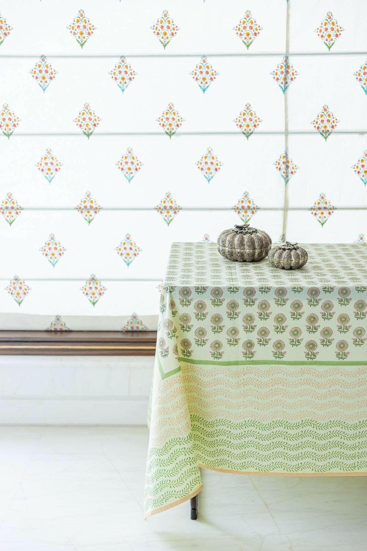 Flax Yellow Table Cover