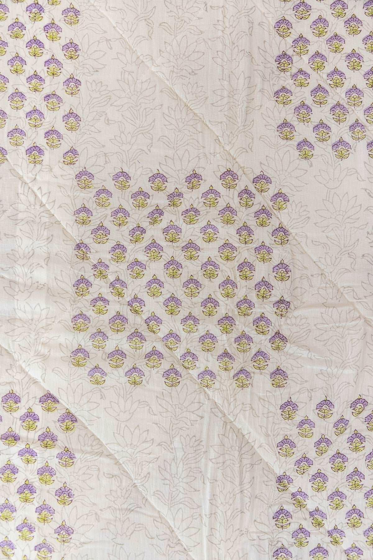 Blossom Stories Quilted Bedcover