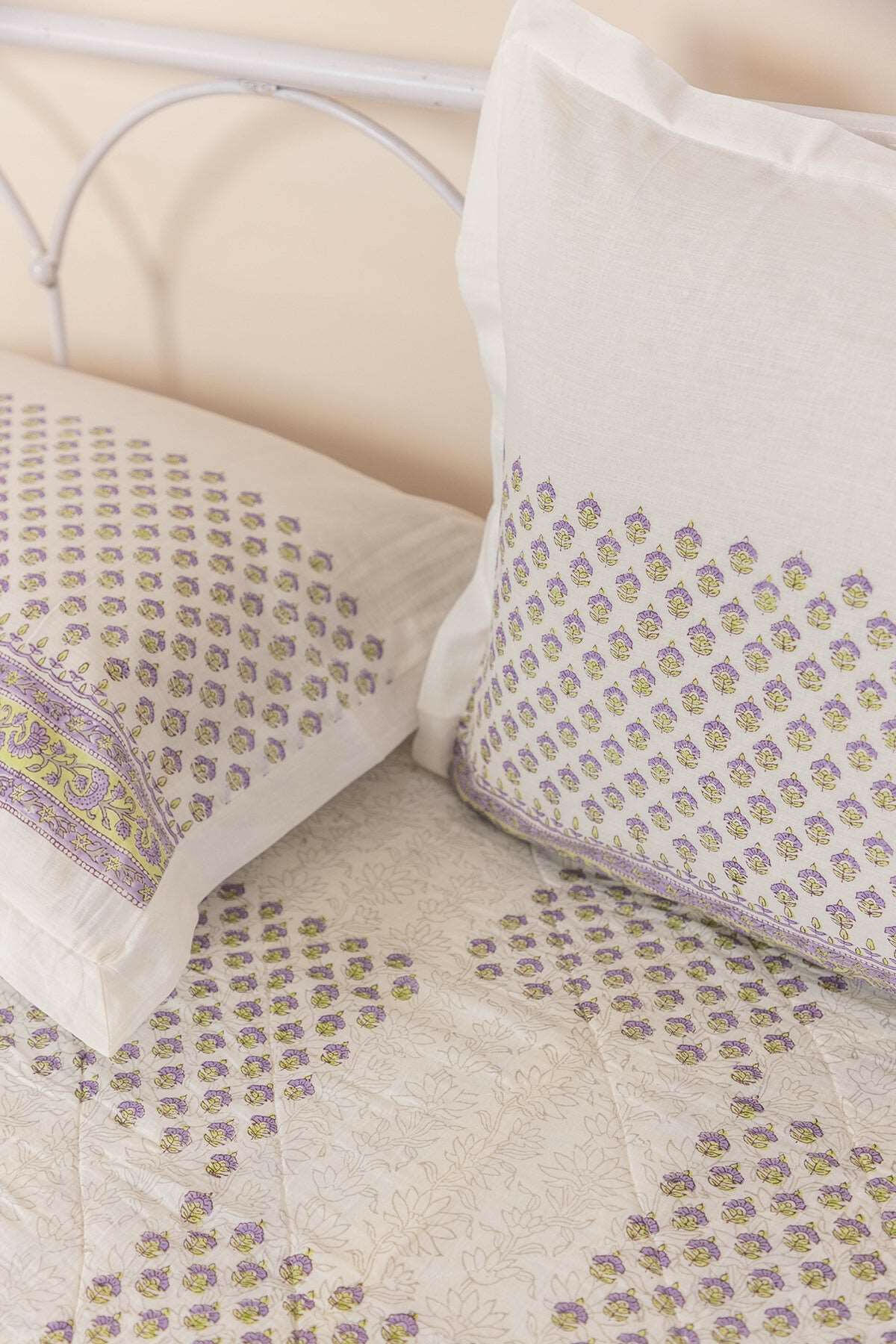 Blossom Stories Quilted Bedcover