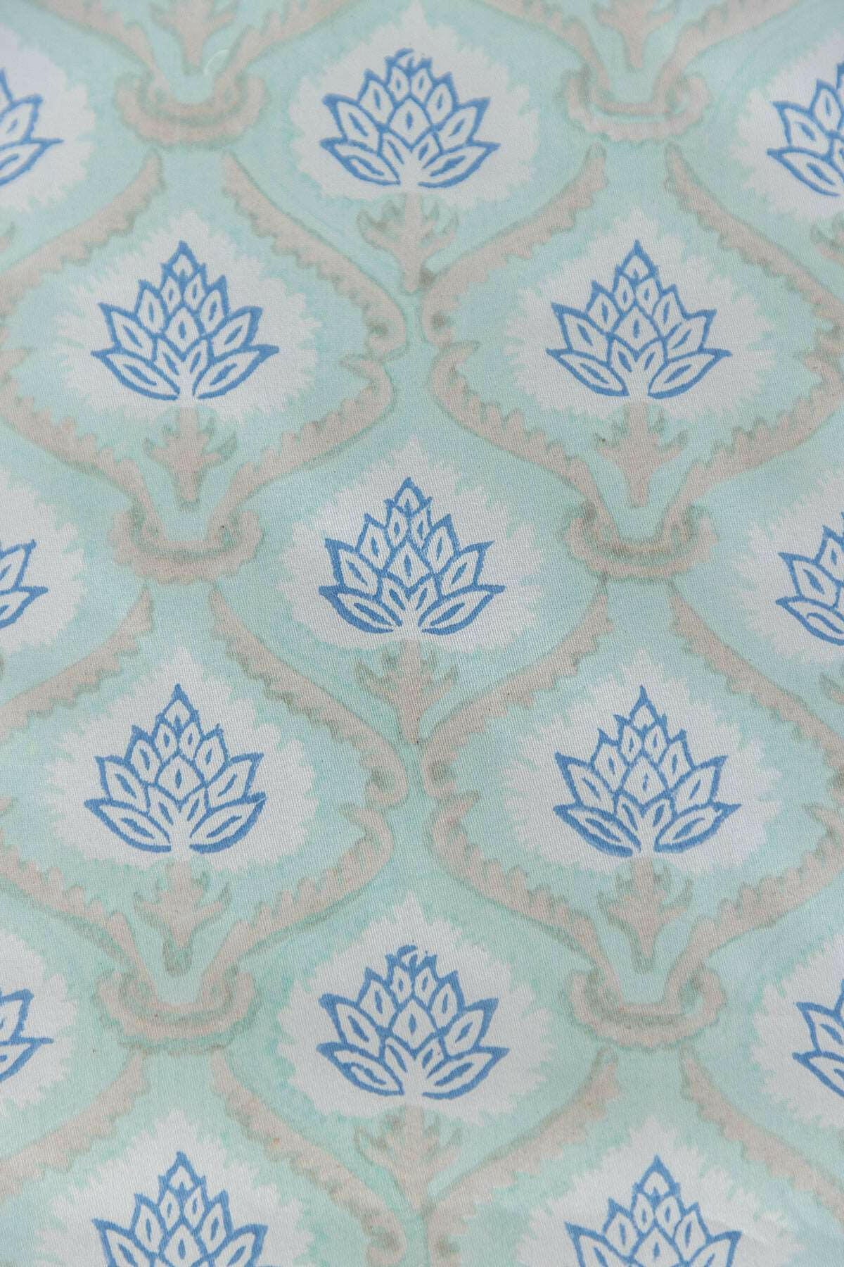 Carolina Blue Cotton Bedcover
