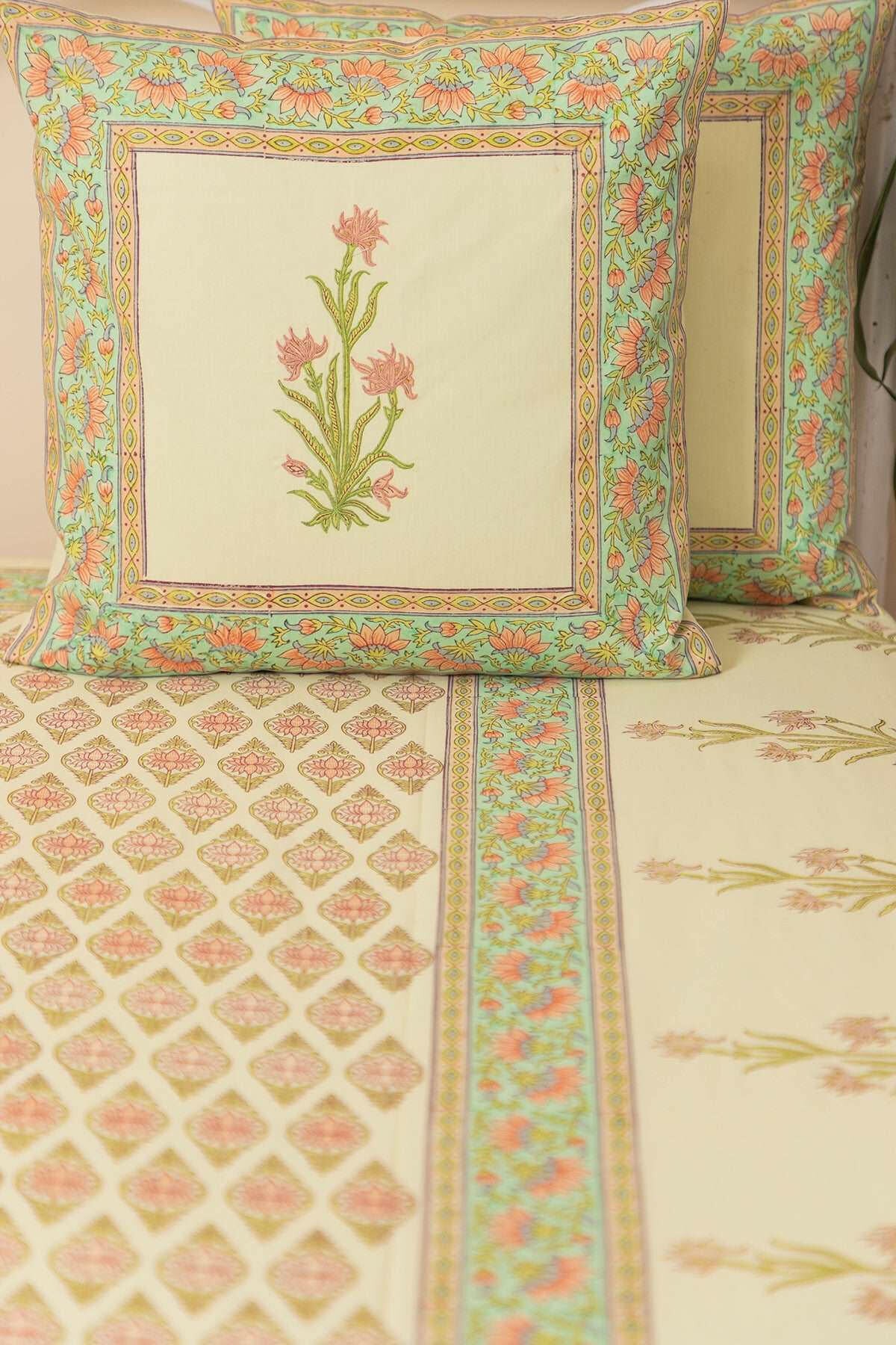 Illuminating Yellow Cotton Bedcover