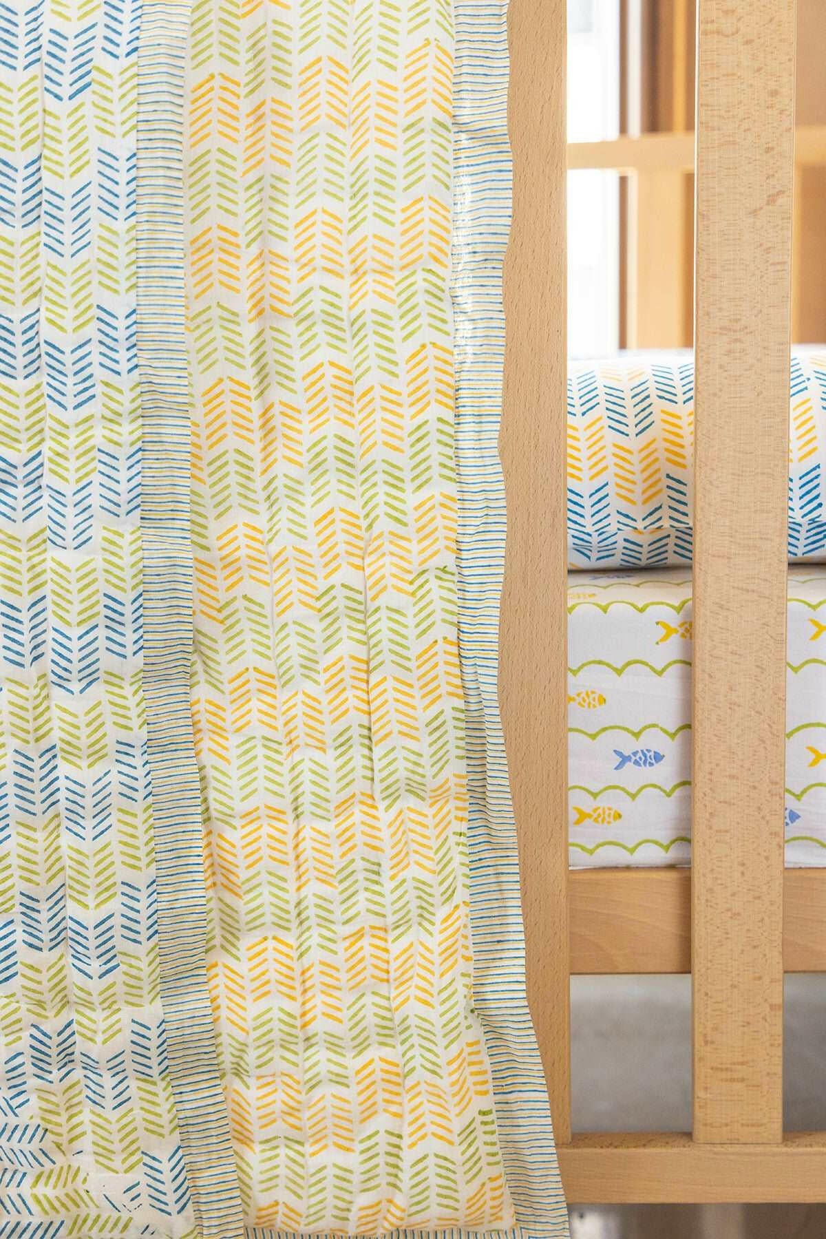 Funky Fish Baby Quilt