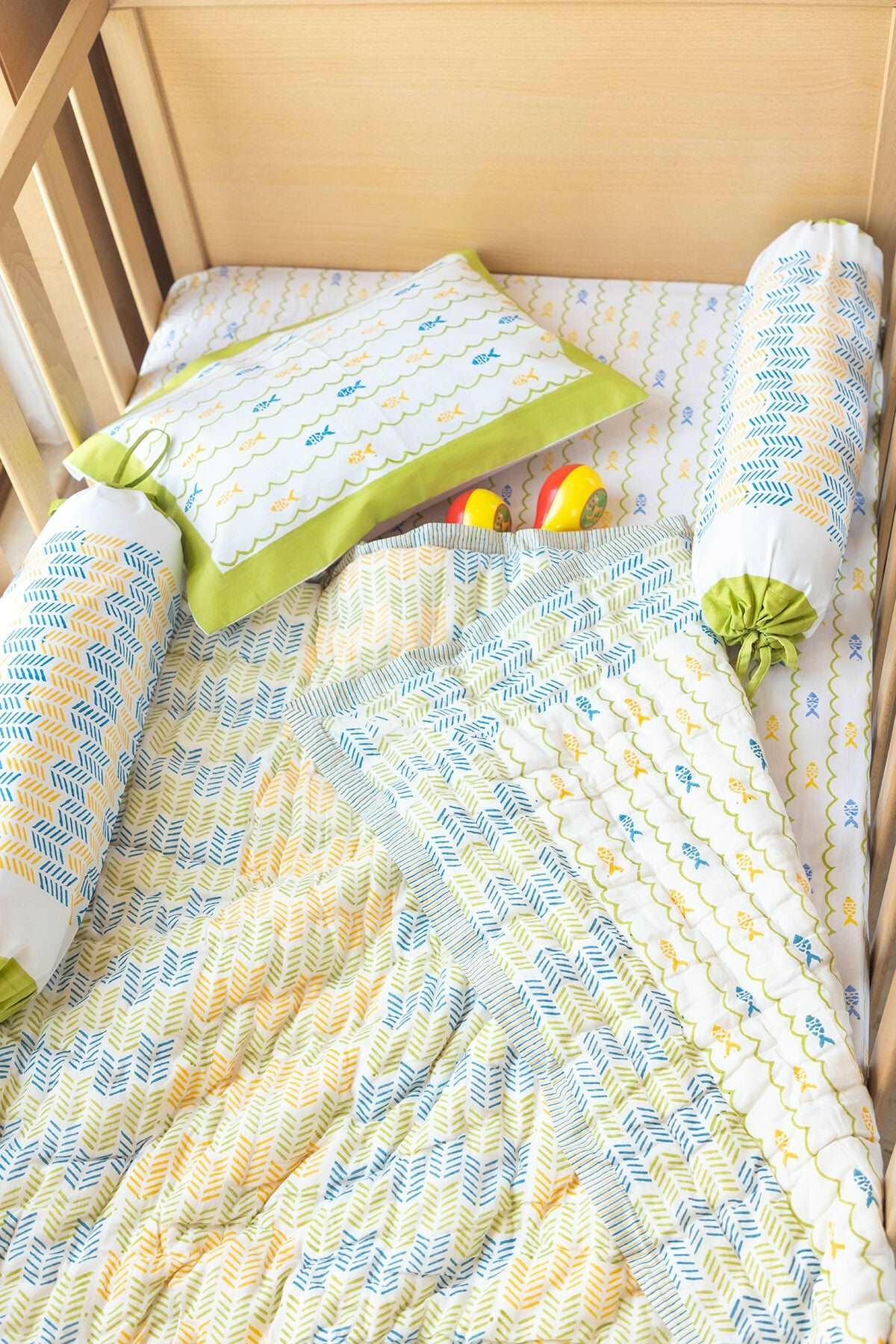 Funky Fish Baby Quilt