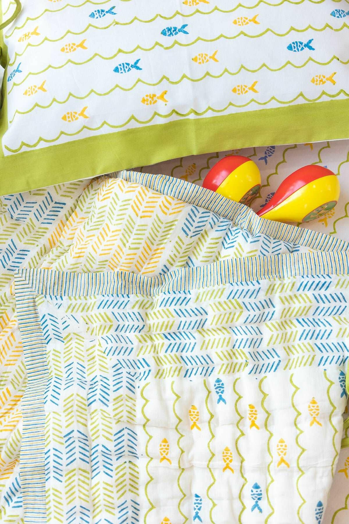 Funky Fish Baby Quilt