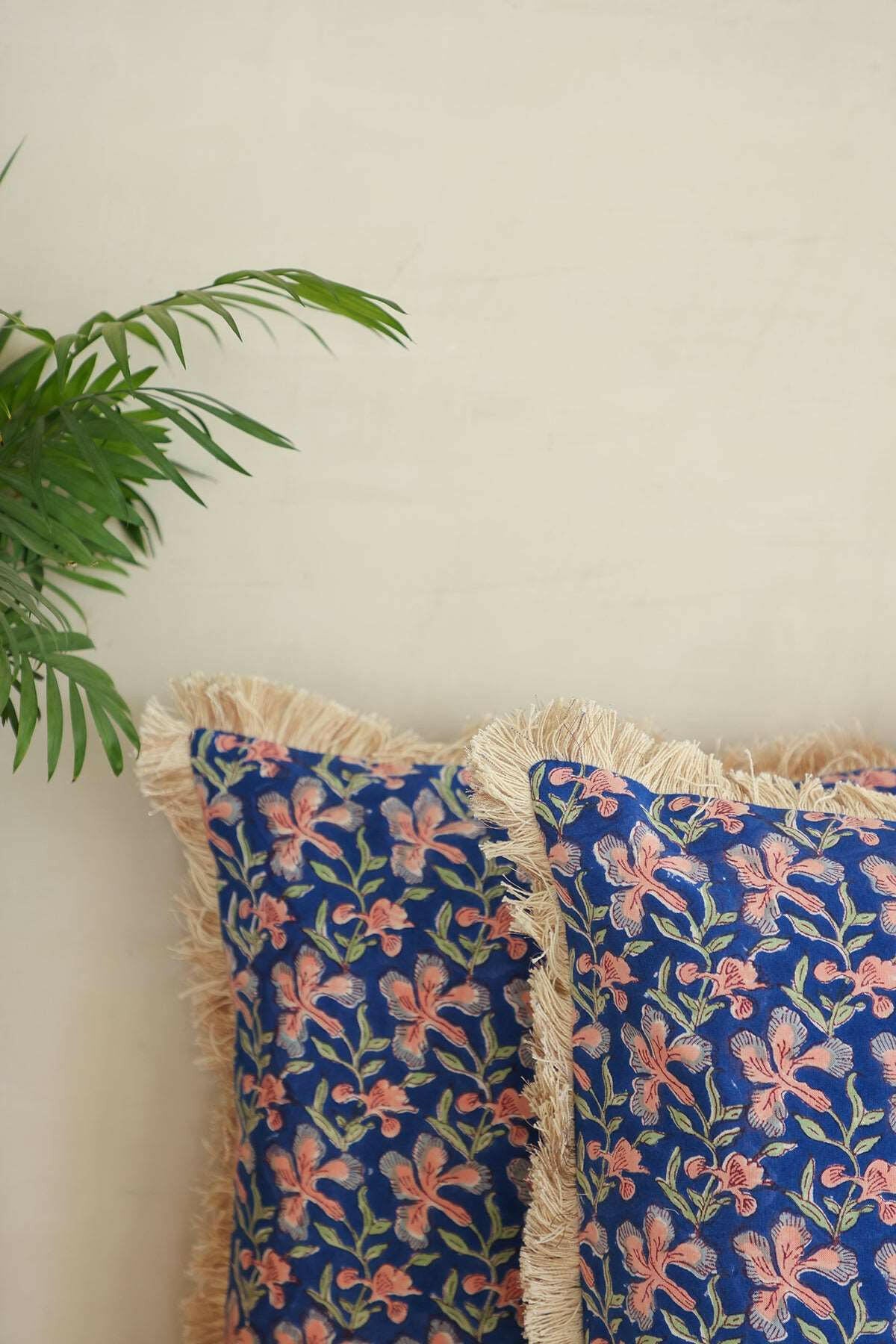 French Blue Cushion Set
