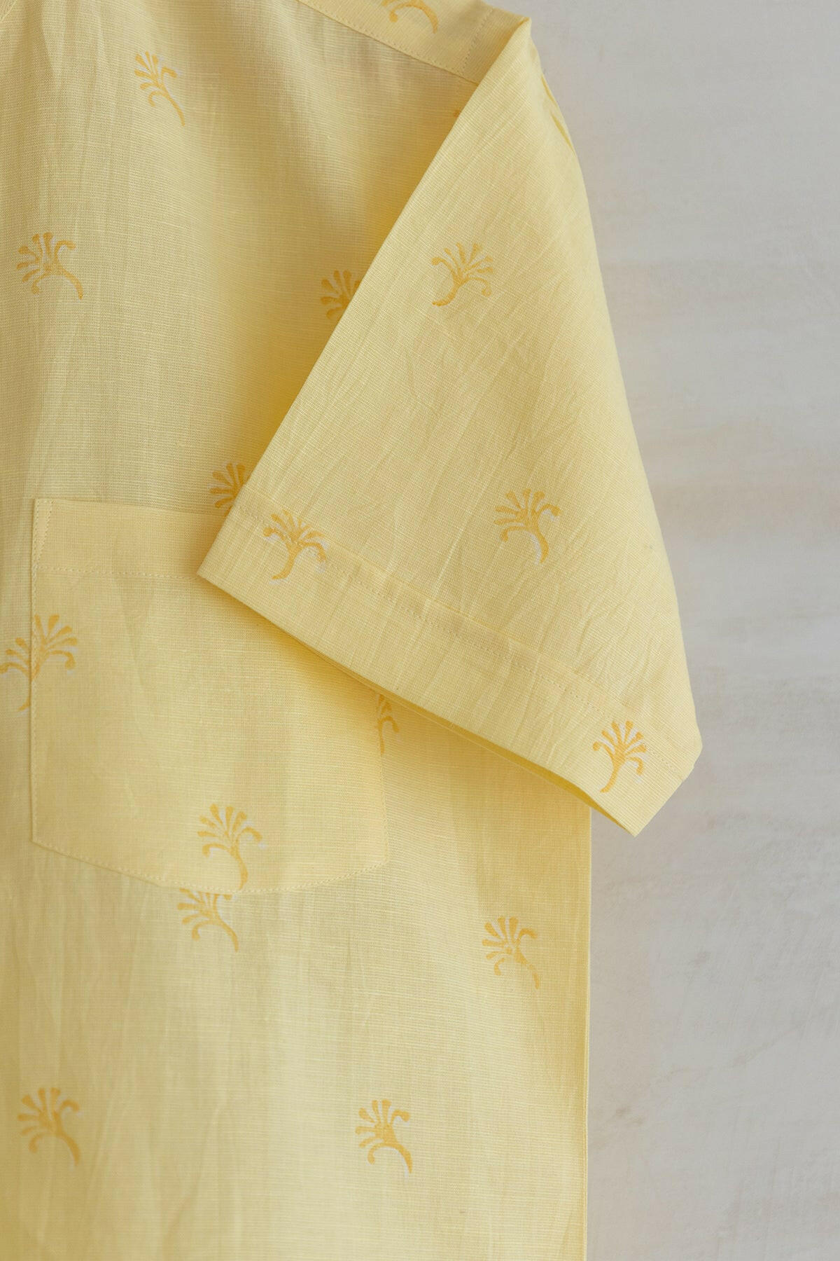 Light Yellow Men's Shirt