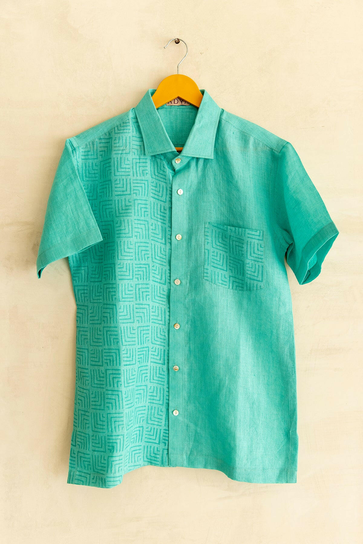 Turquoise Blue Men's Shirt