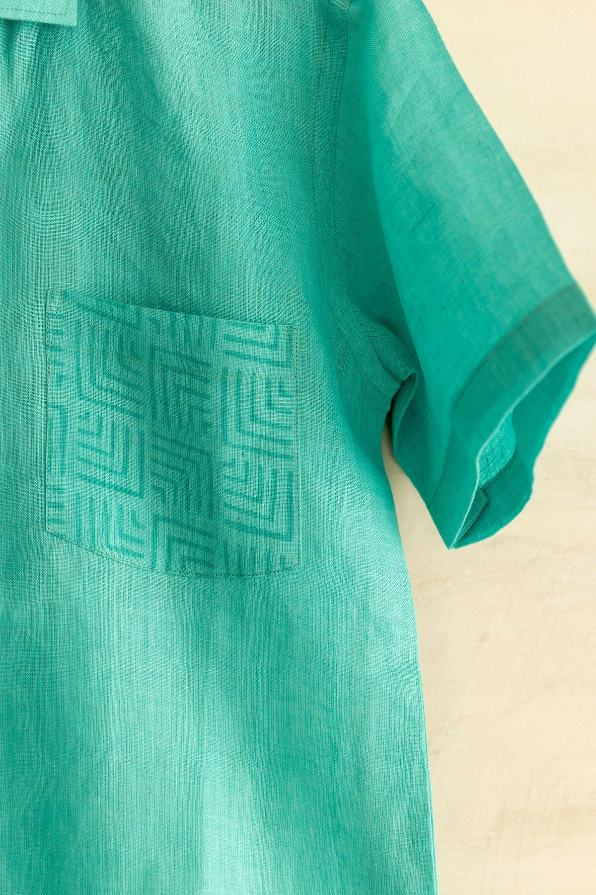 Turquoise Blue Men's Shirt