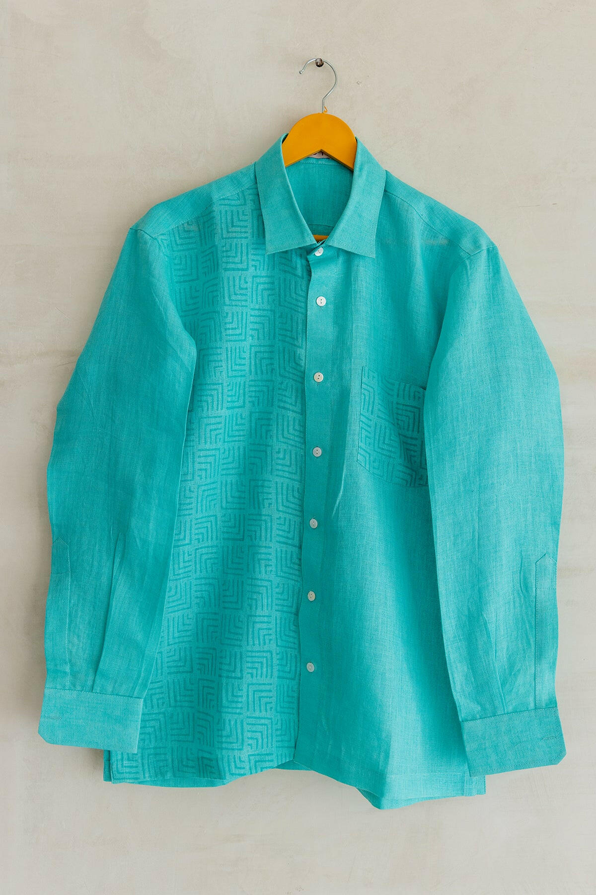Ocean Blue Men's Shirt