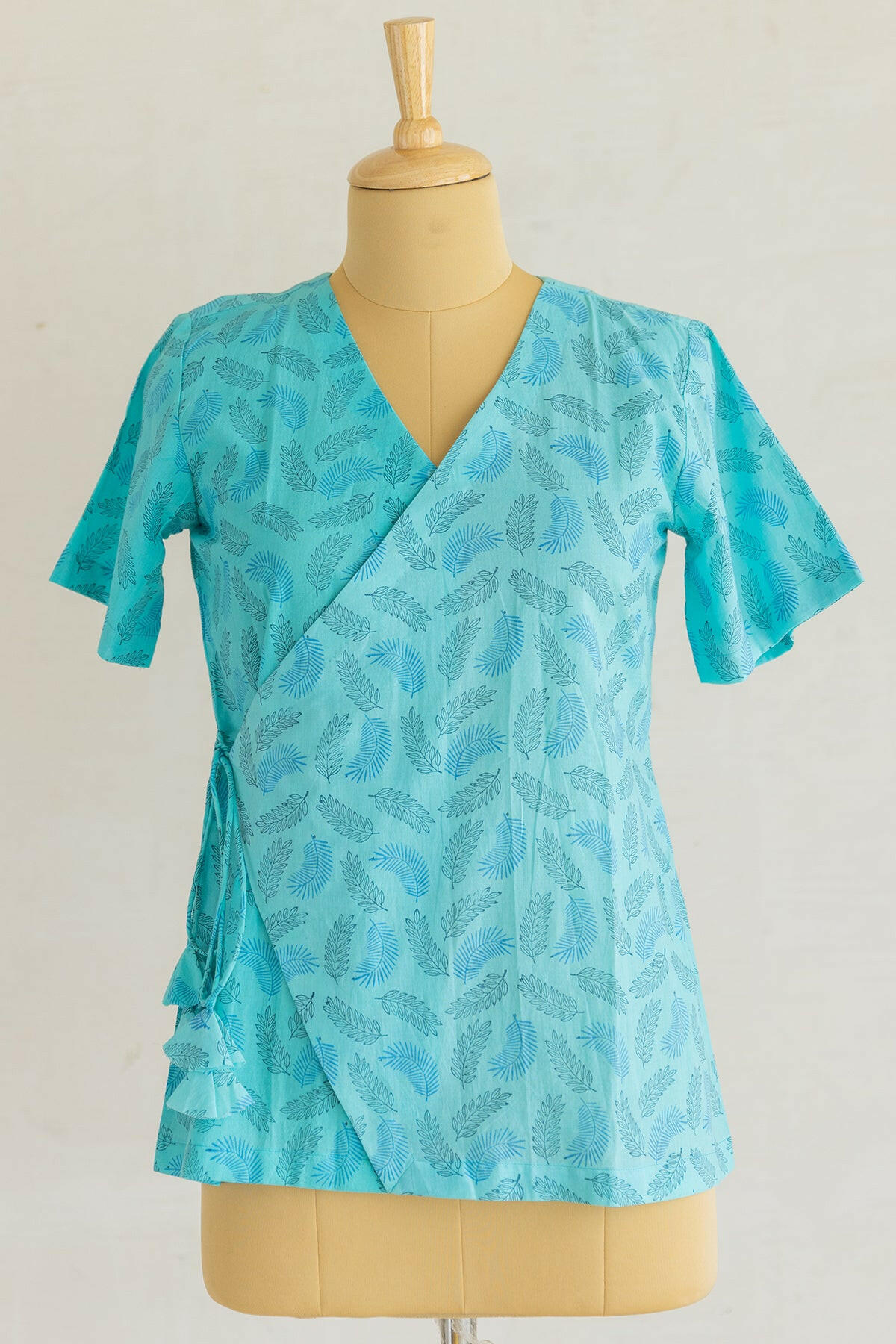 Sky Blue Feather Angarkha