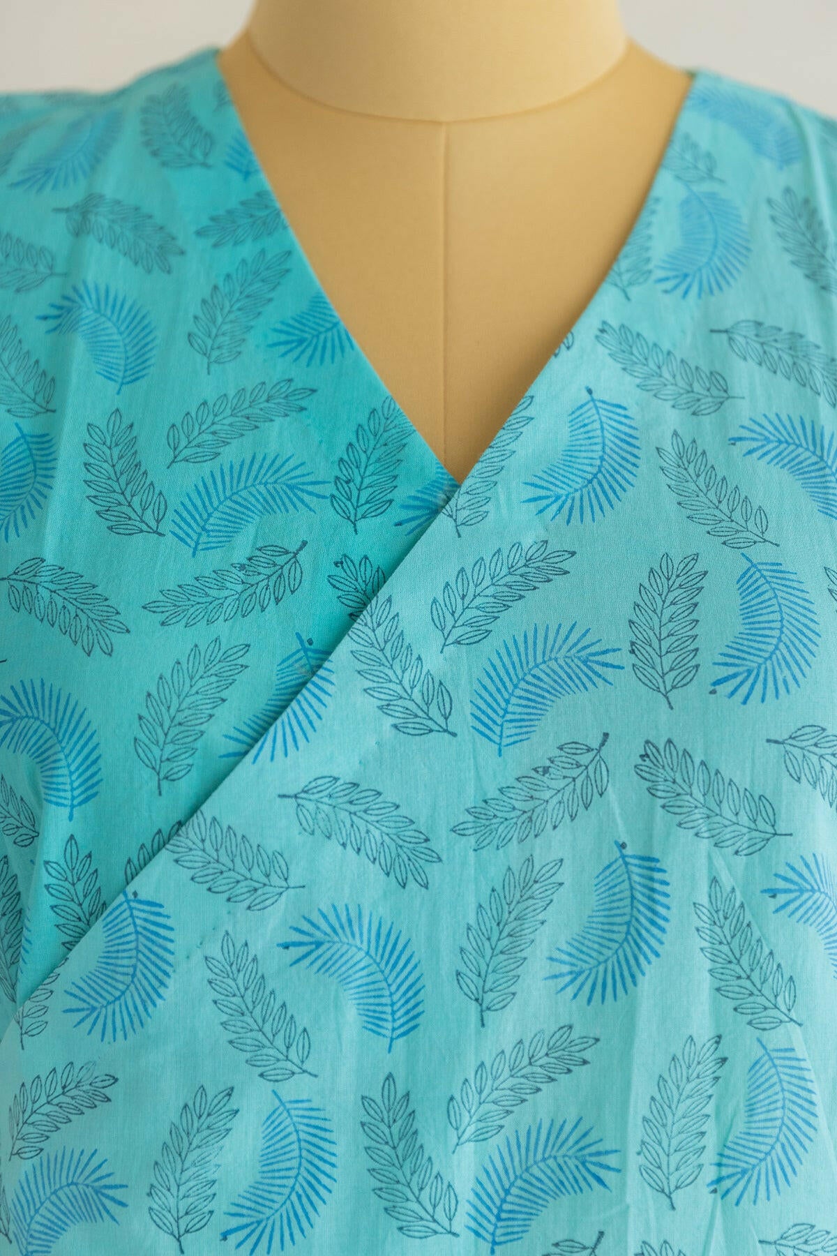 Sky Blue Feather Angarkha