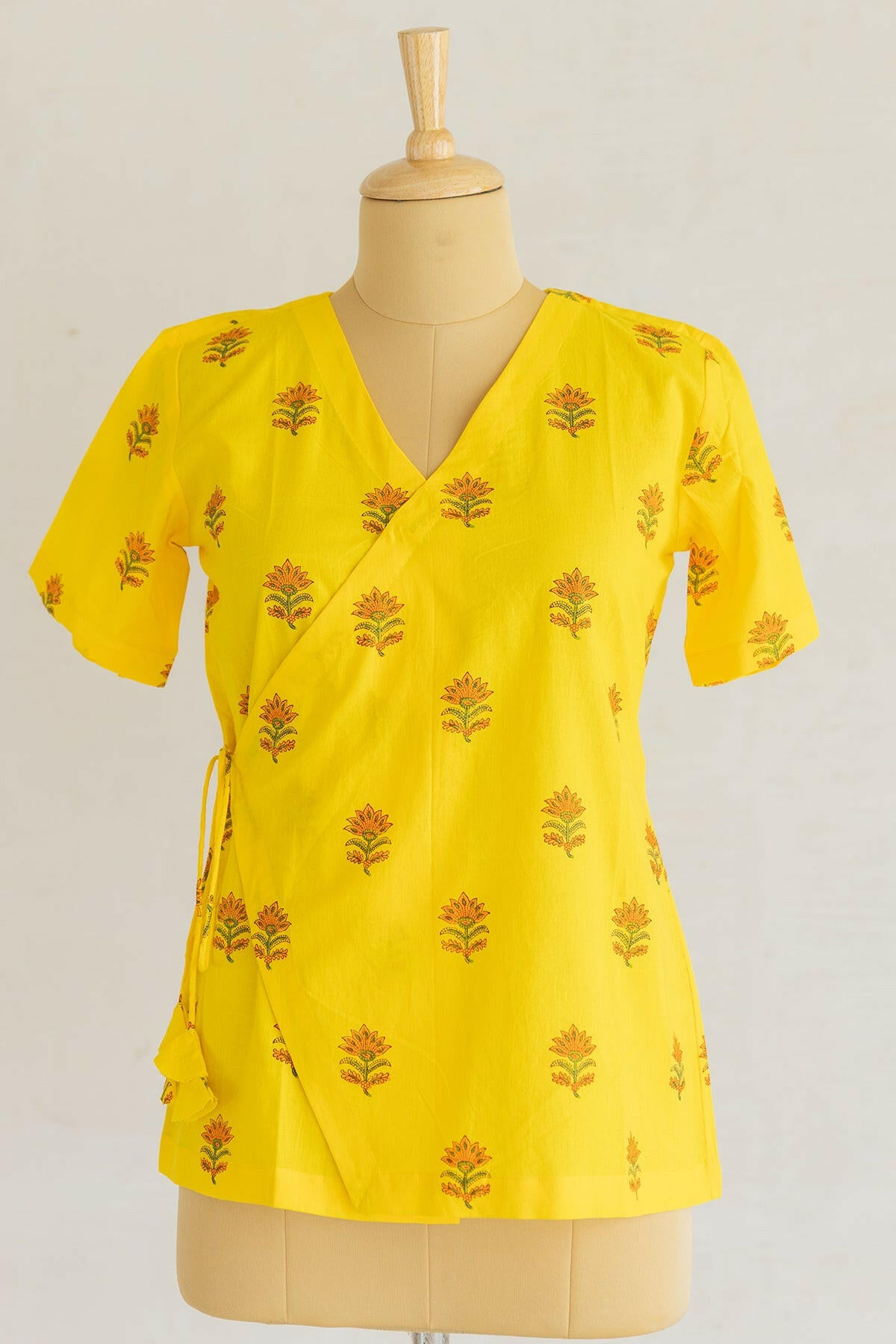 Bright Yellow Angarkha