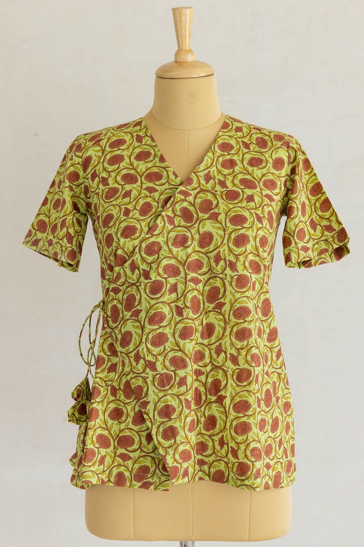 Olive Green Angarkha