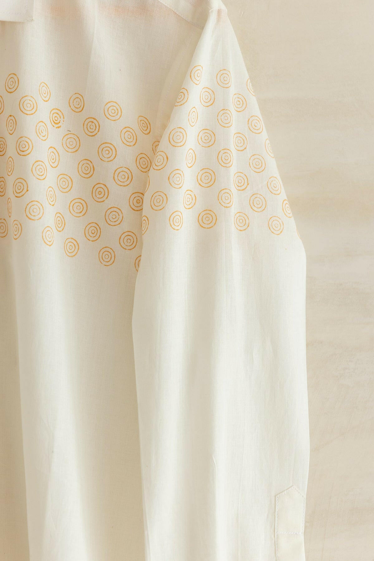 White & Yellow Men's Shirt