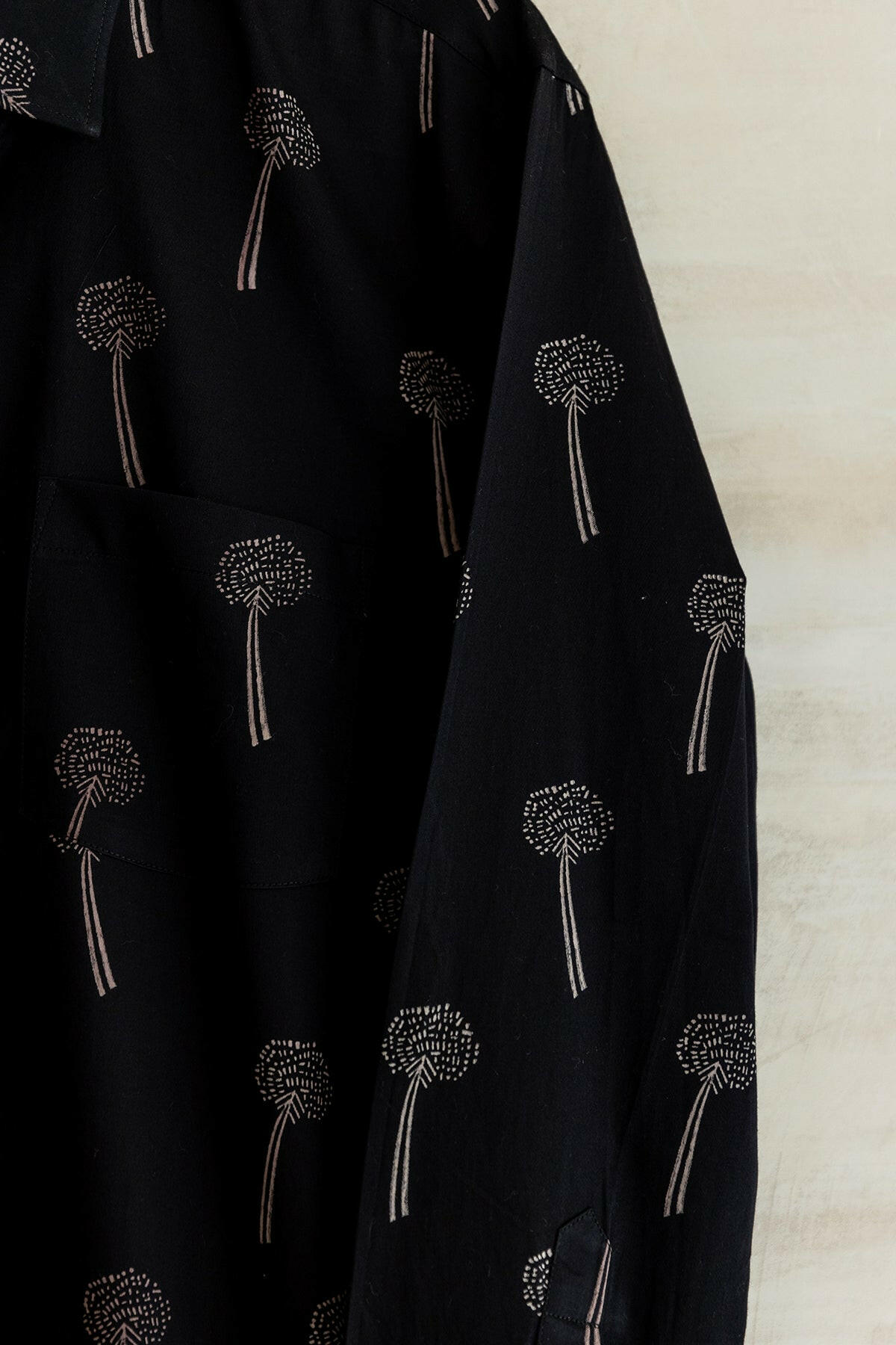 Black Baby's Breath Men's Shirt