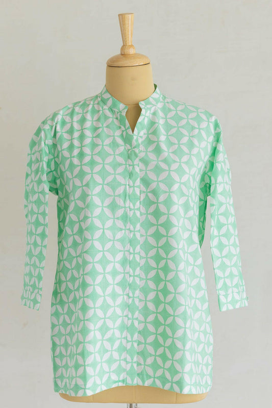 Spring Green Women's Orange Shirt