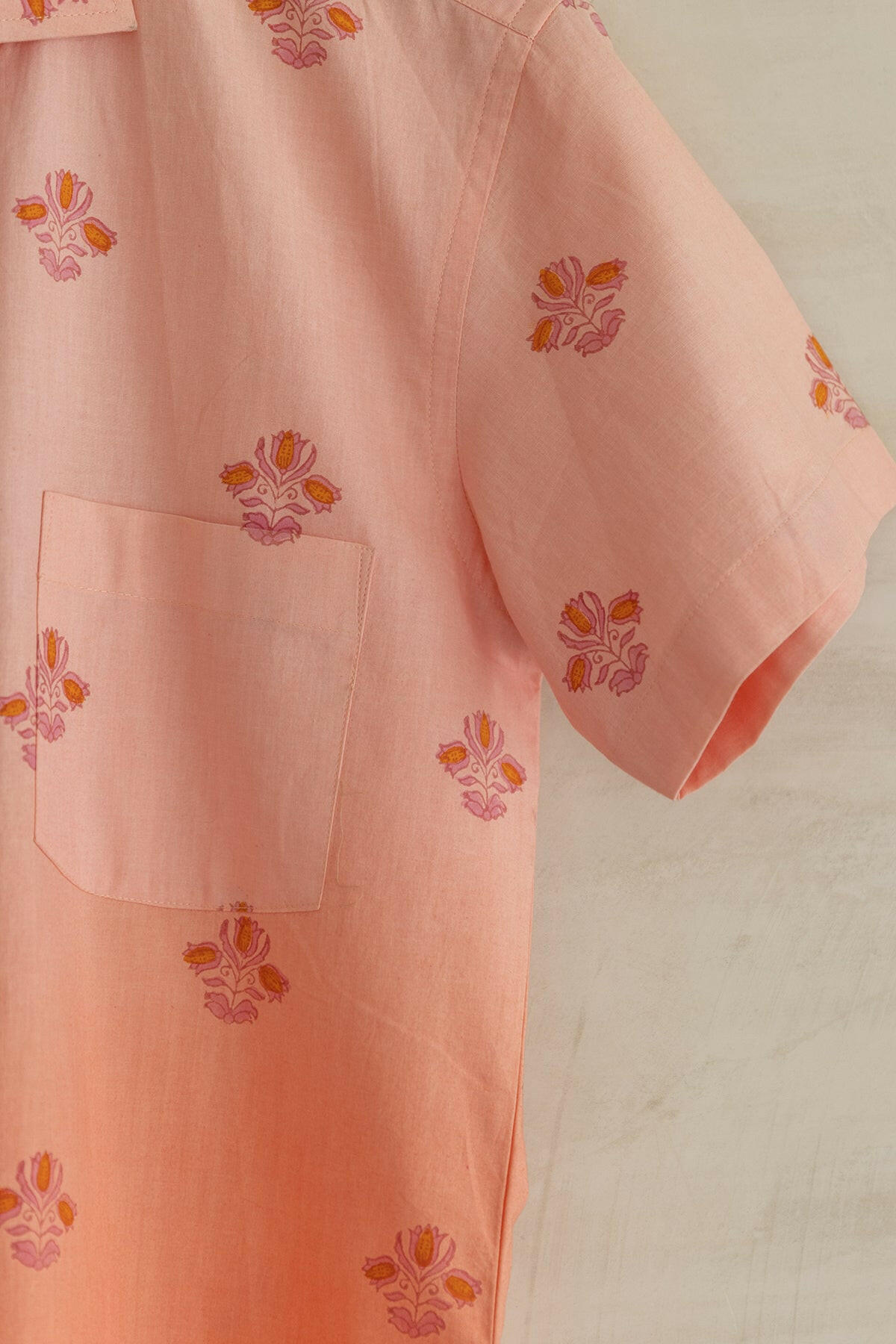 Shaded Apricot Men's Shirt