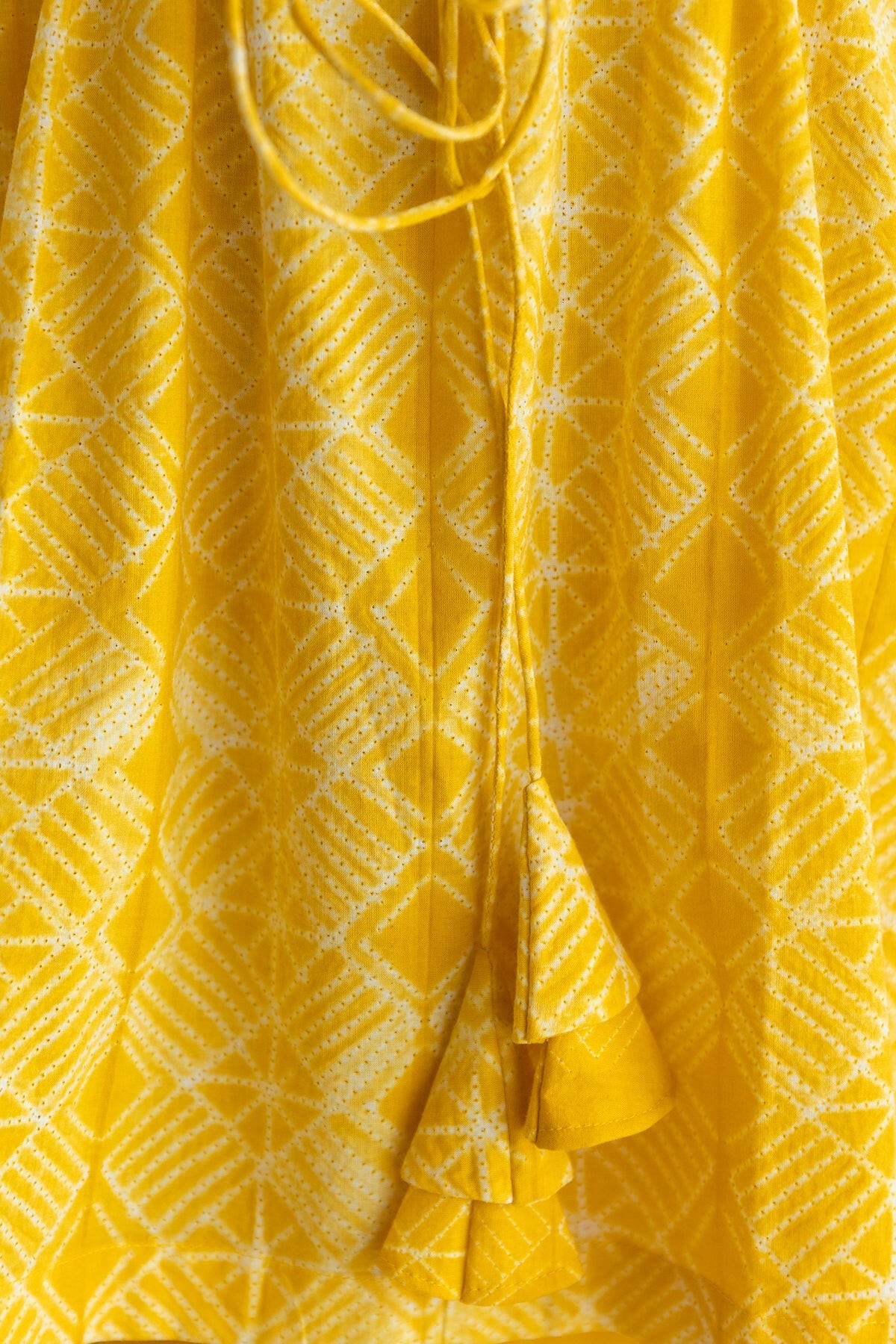 Sunshine Yellow Kaftan Co-ord Set