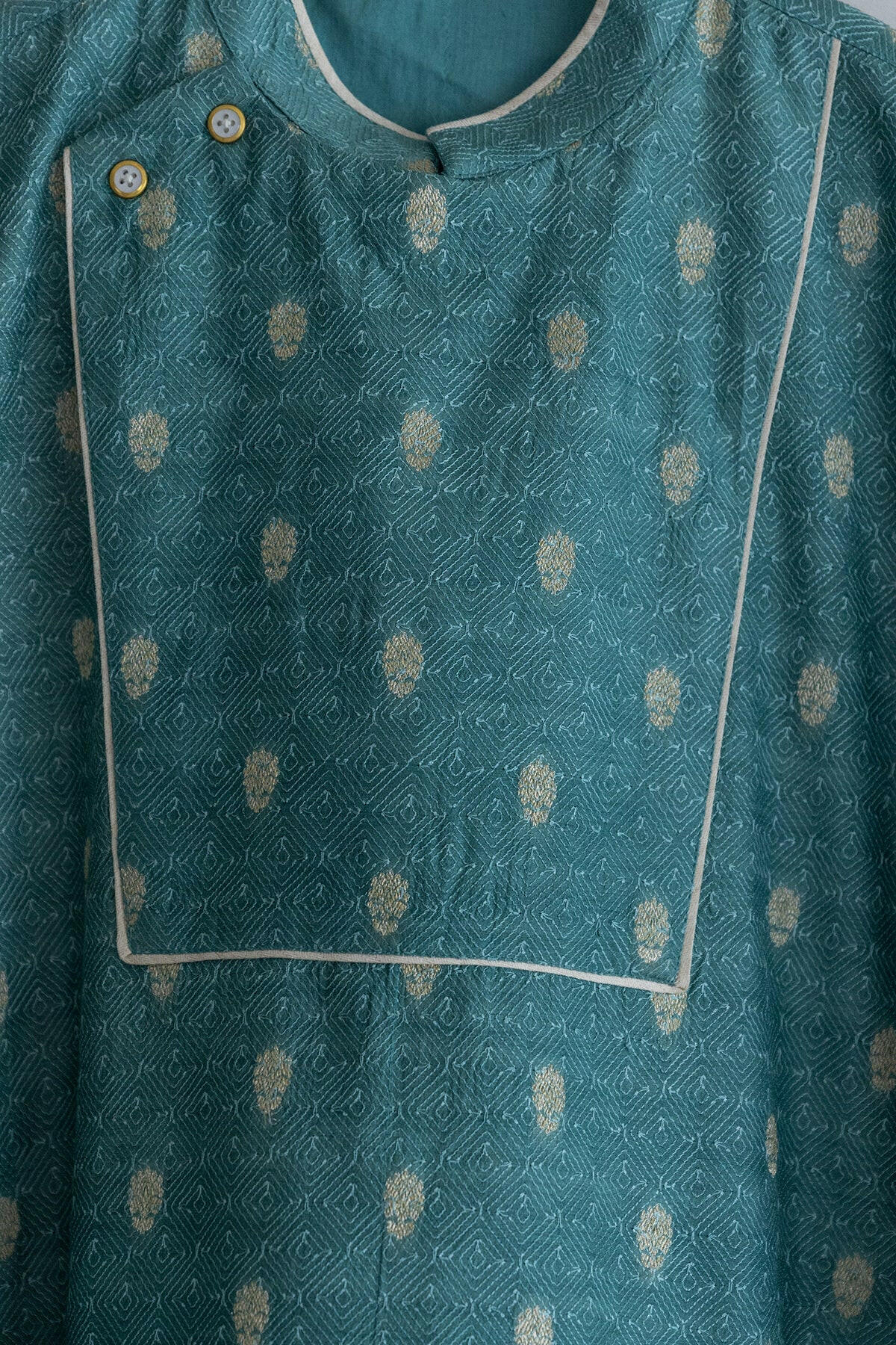 Teal Green Men's Kurta