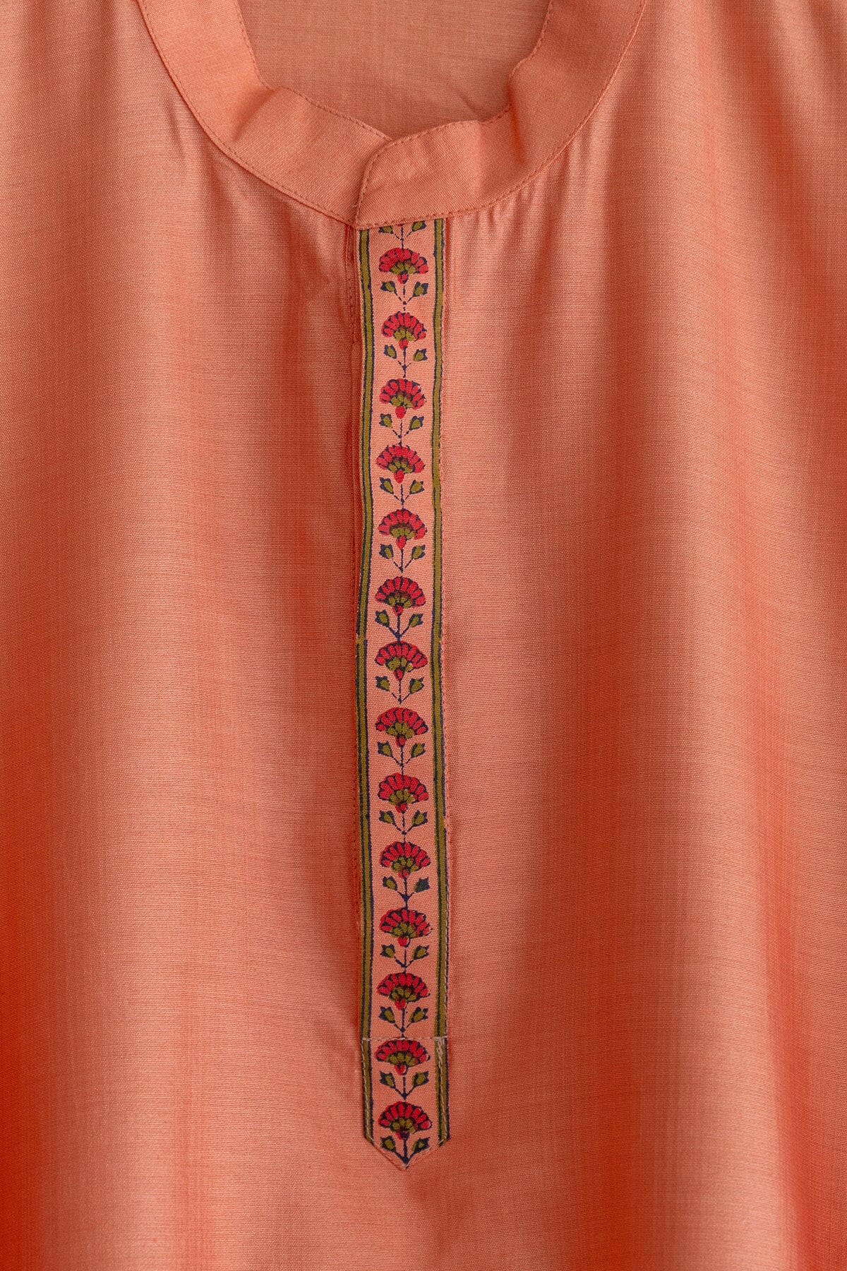 Peach Men's Kurta