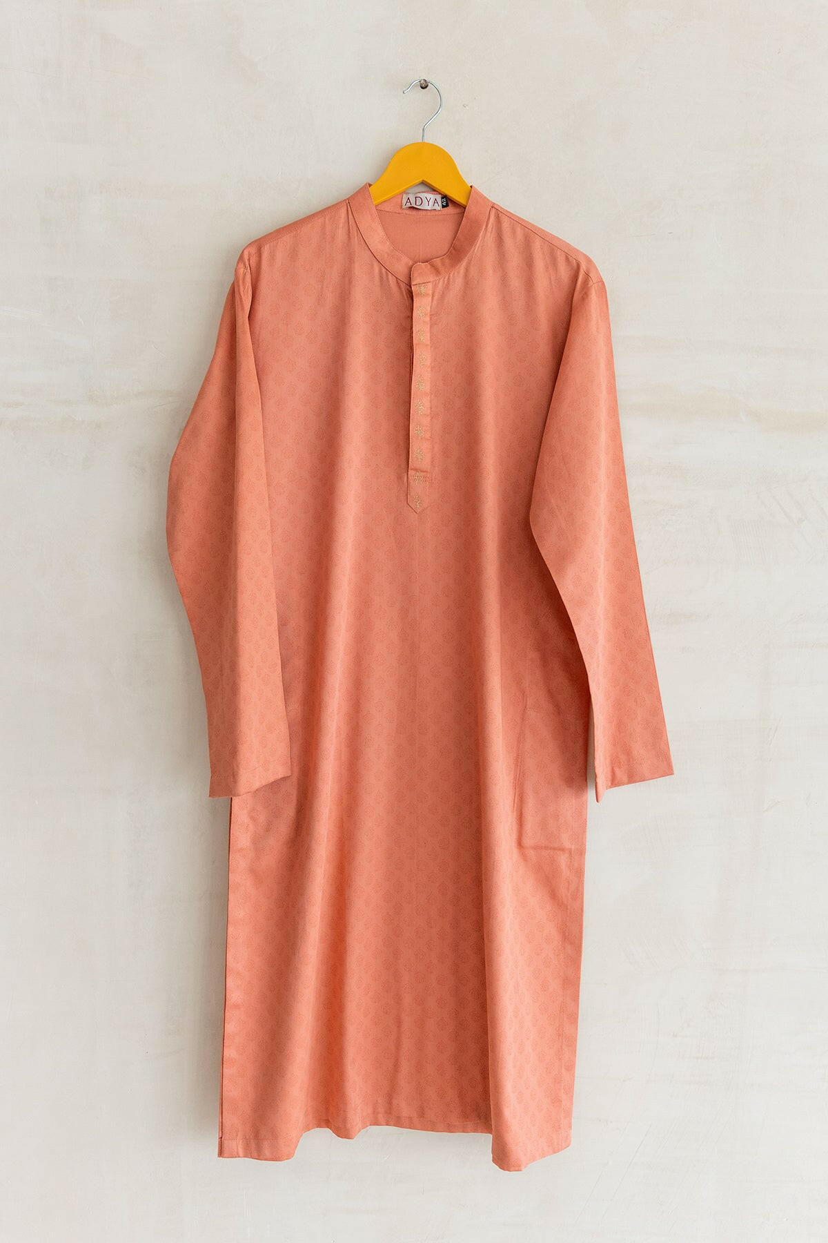 Light Coral Men's Kurta