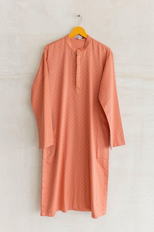 Light Coral Men's Kurta