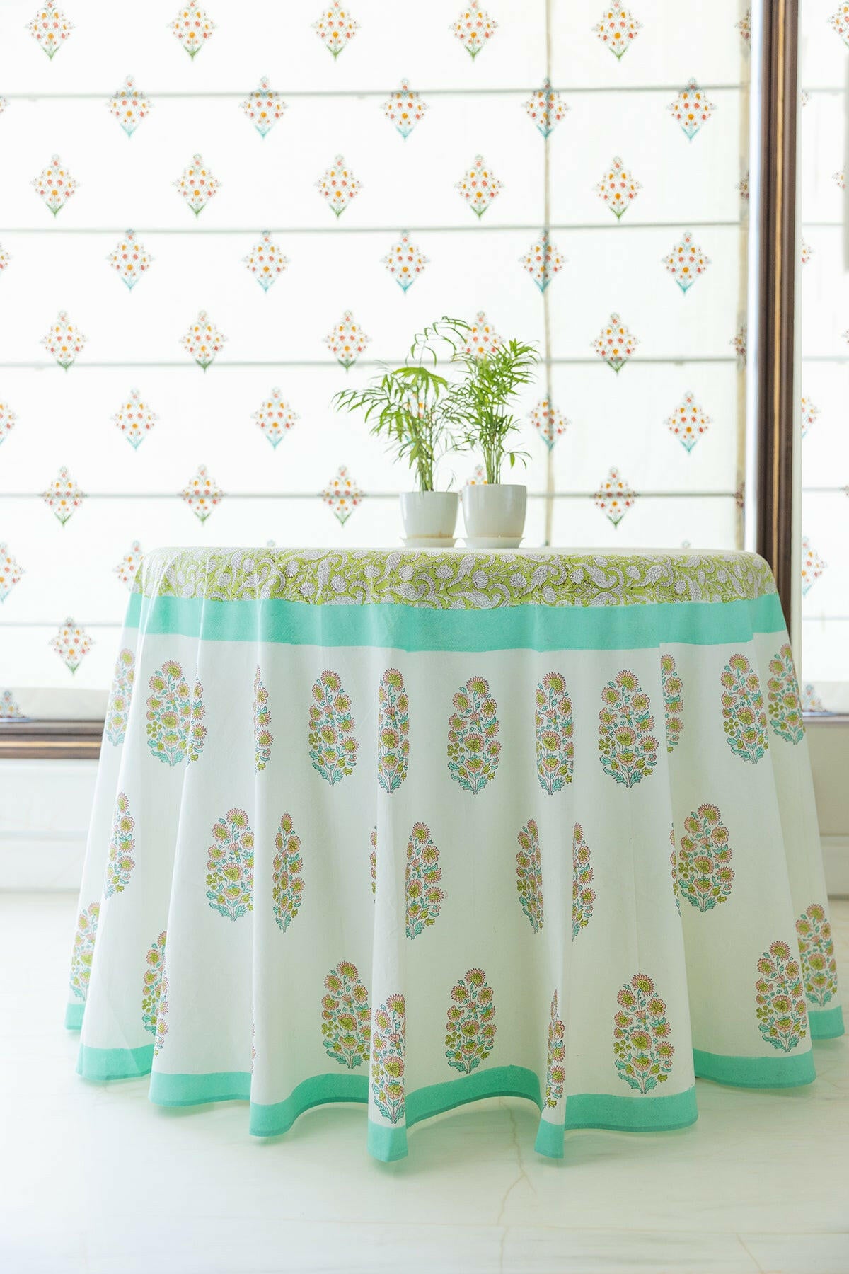 Spearmint Green Table Cover