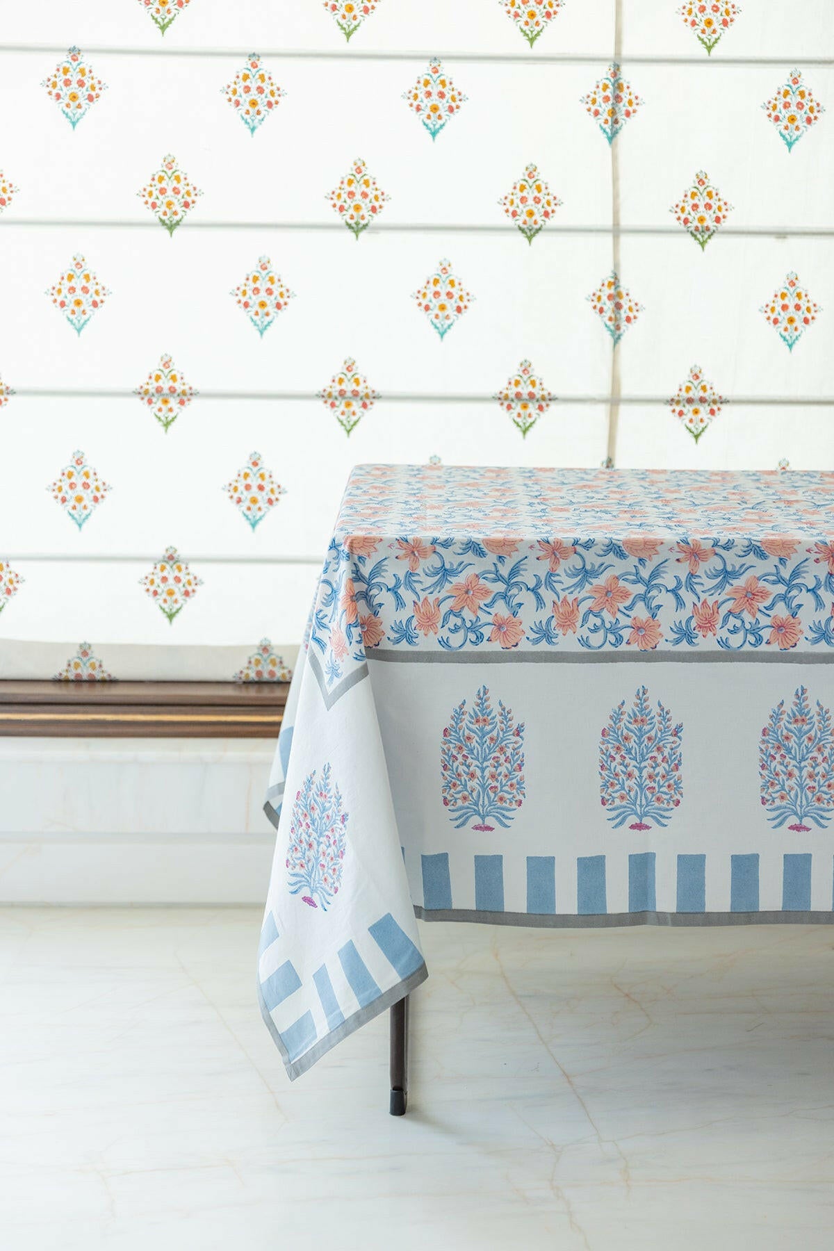 Niagara Blue Table Cover