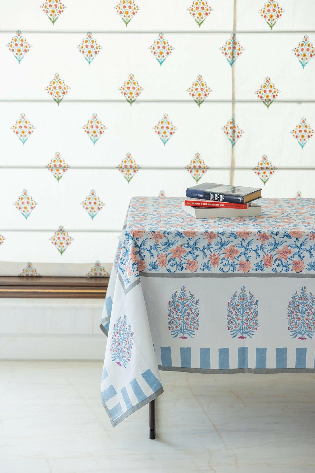 Niagara Blue Table Cover
