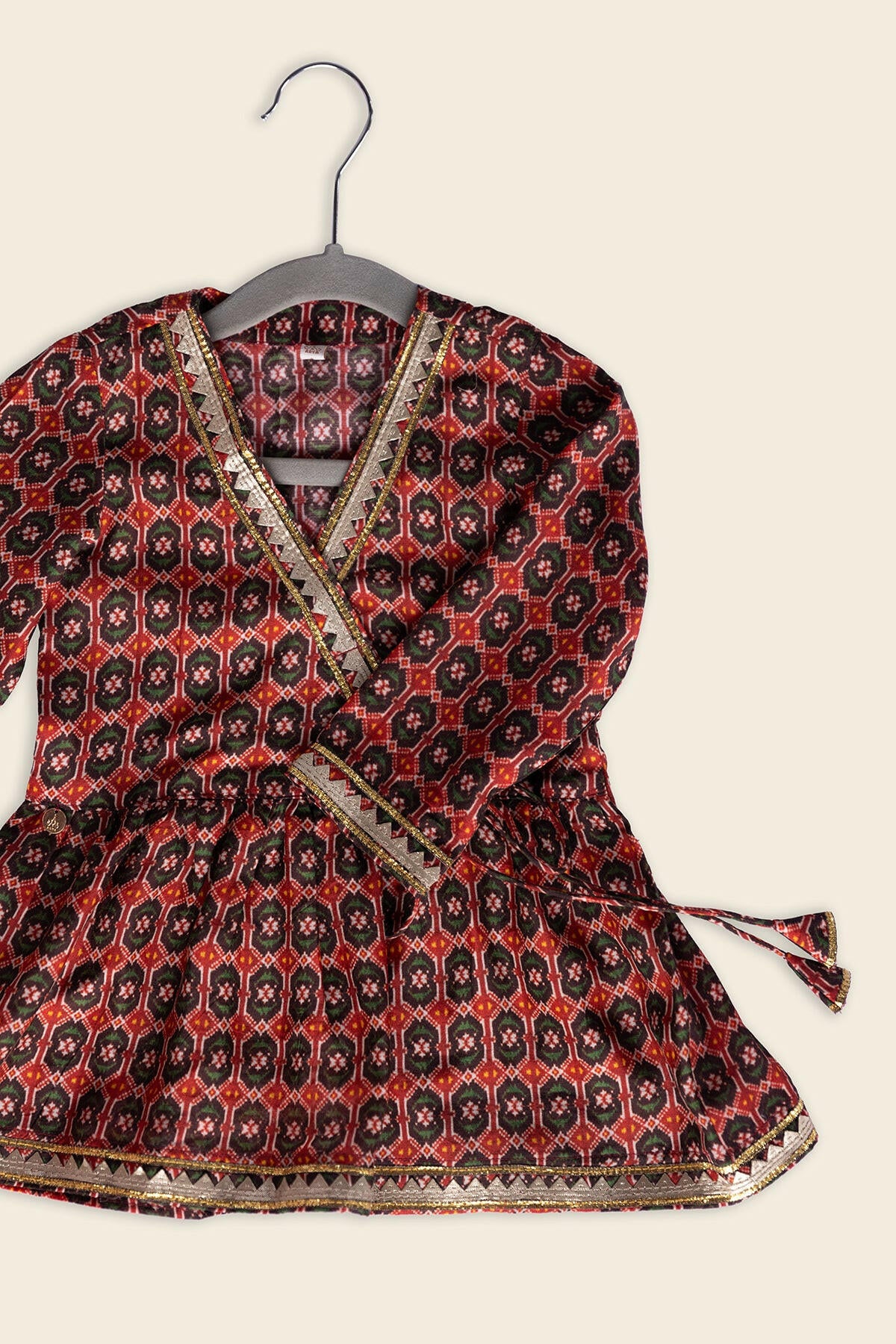 Marsala Red Dhoti Set