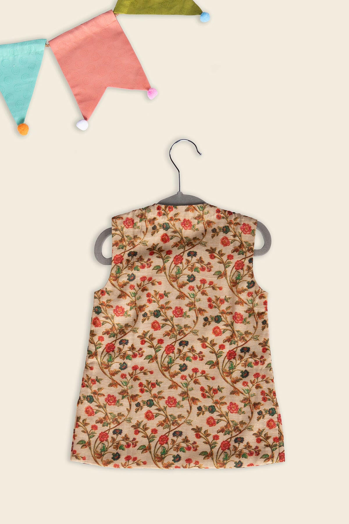 Peach Fuzz Kurta Jacket Set