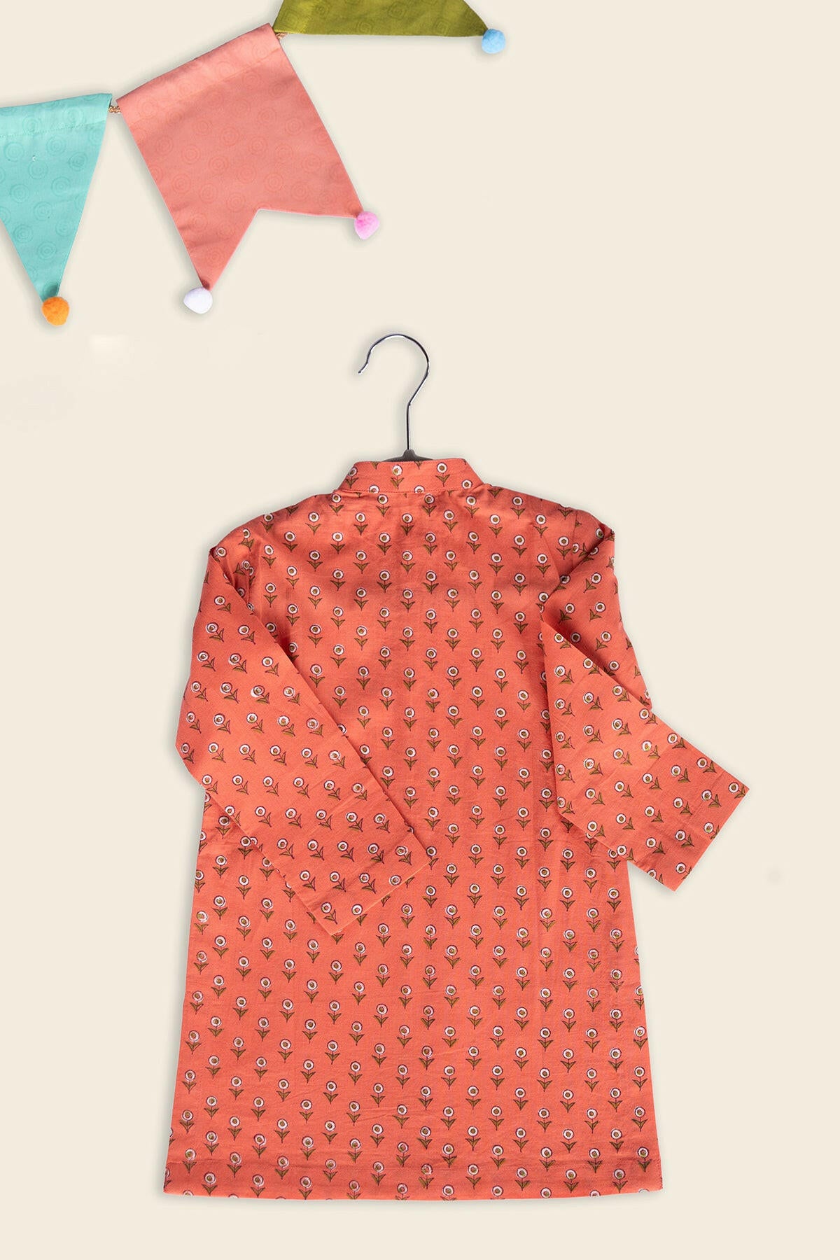 Peach Fuzz Kurta Jacket Set
