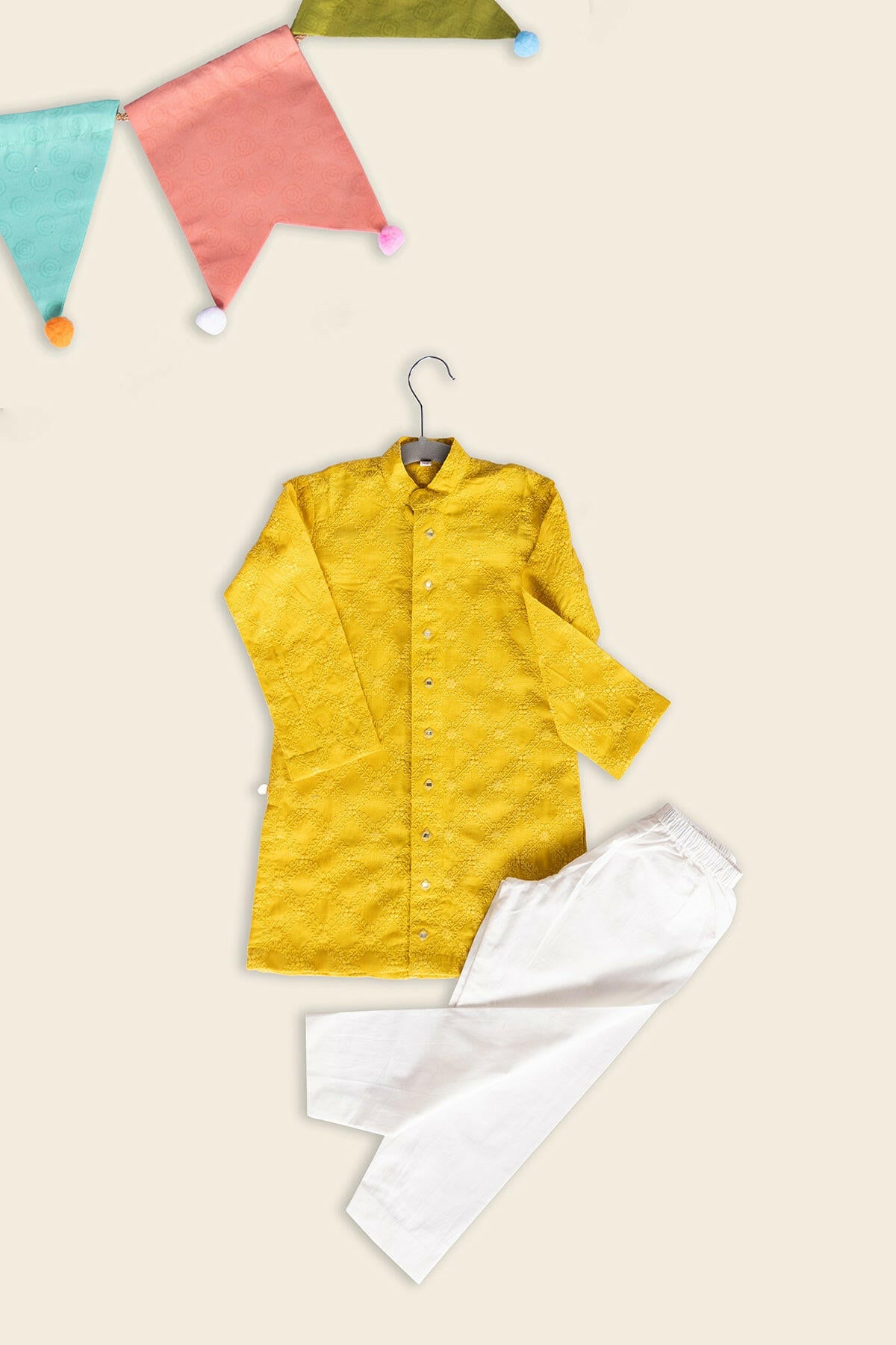 Lemon Chrome Sherwani set