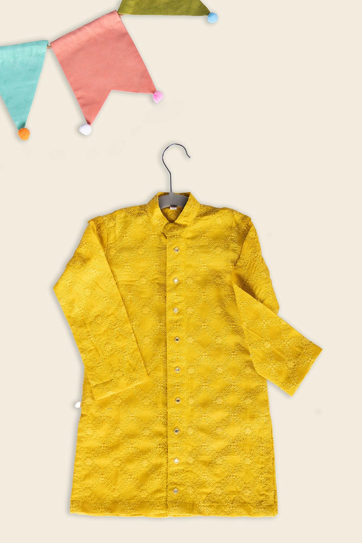 Lemon Chrome Sherwani set