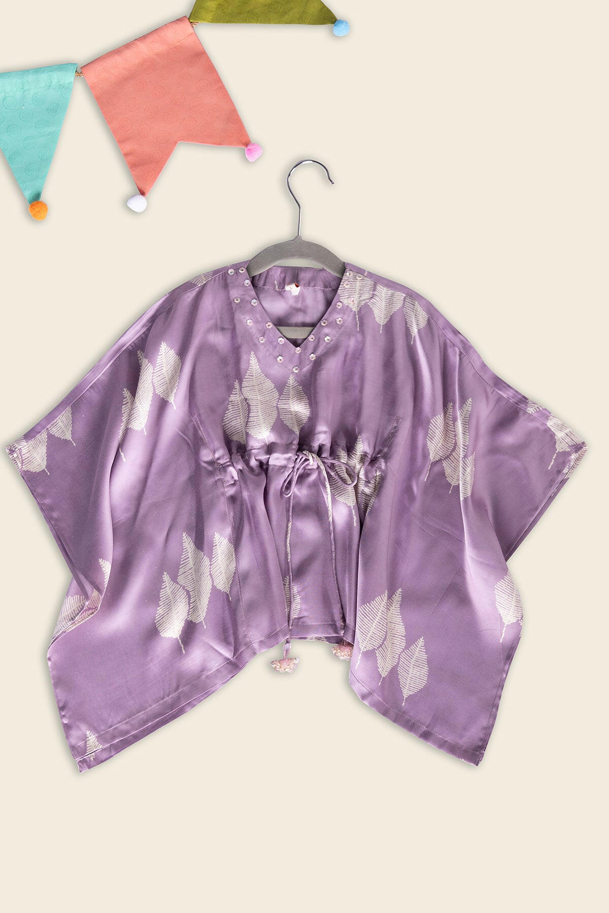 Patel Lilac Kaftan Set