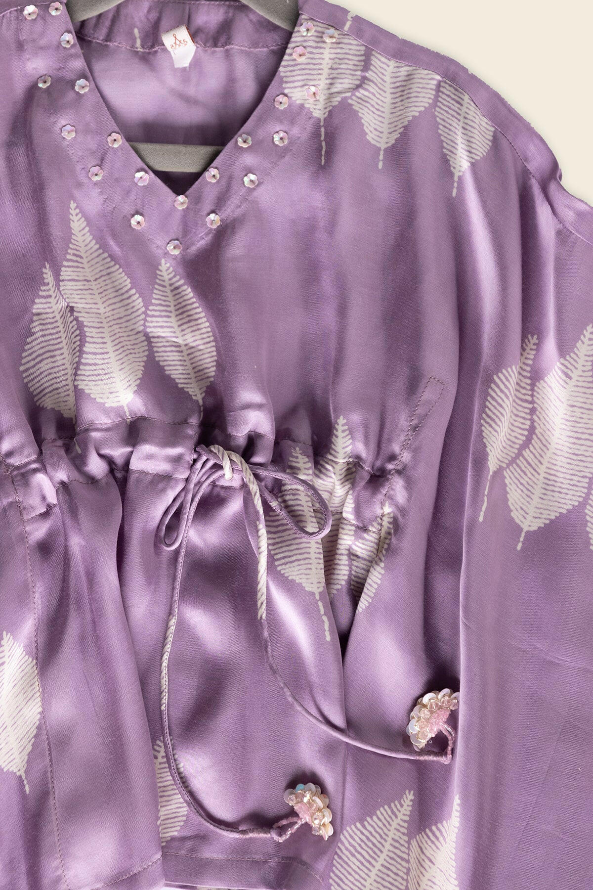 Patel Lilac Kaftan Set