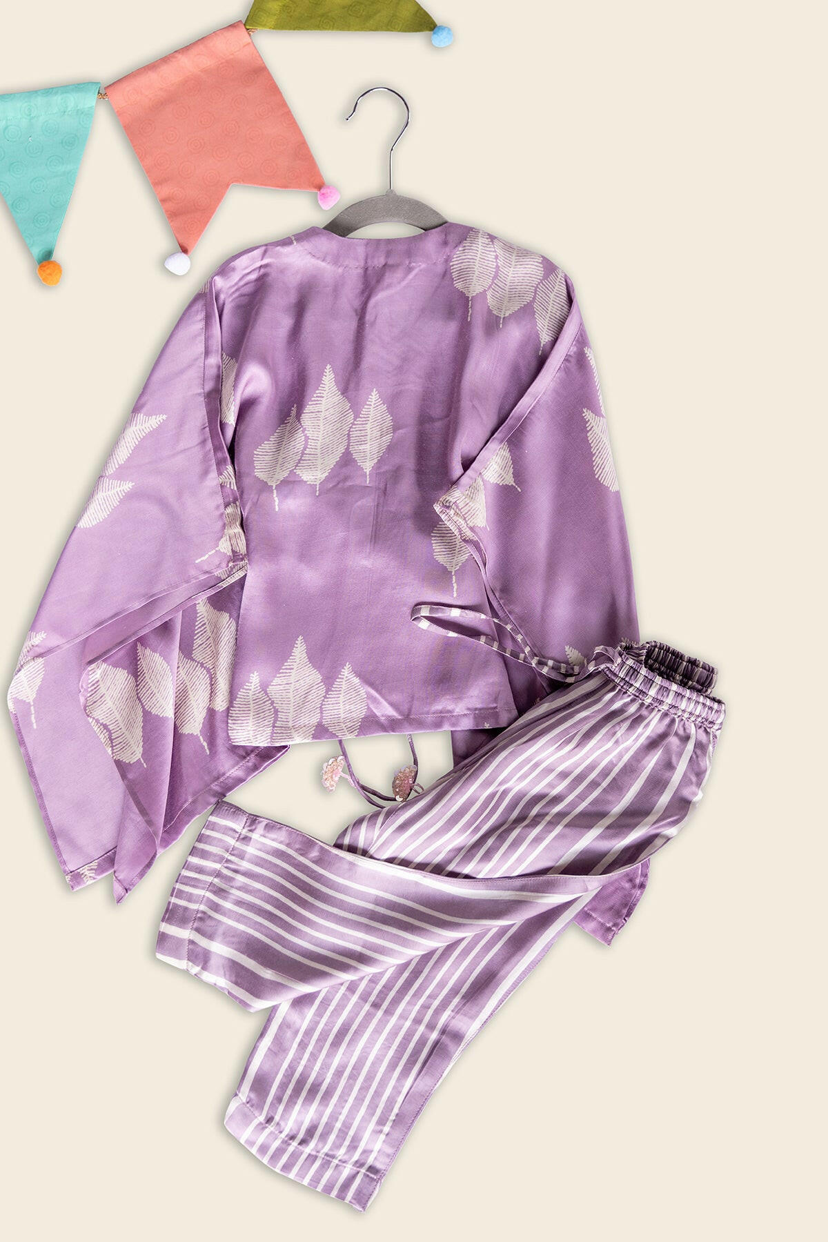 Patel Lilac Kaftan Set