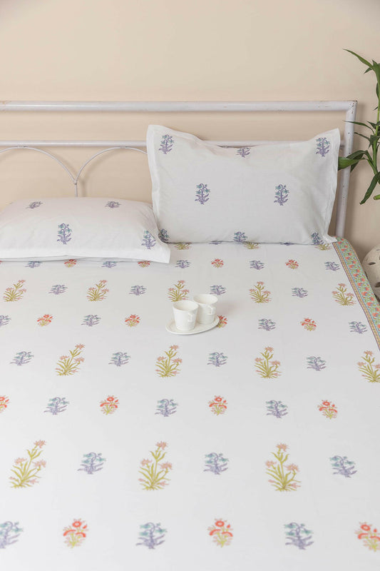 Garden Glory Pure Cotton Bedsheet