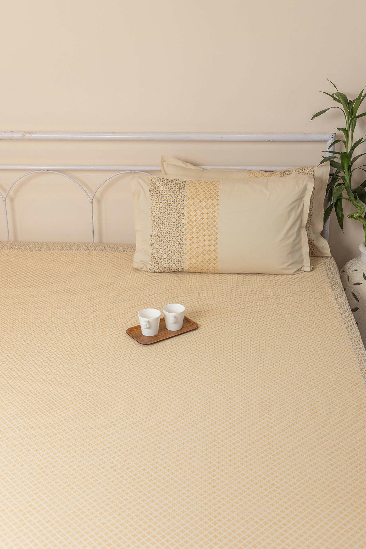 Rust & Iron Star Cotton Bedcover