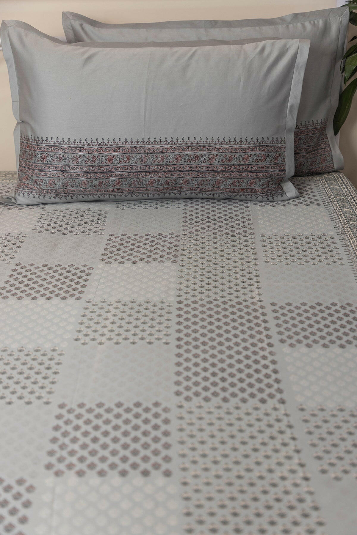Shadow Grey Cotton Bedcover