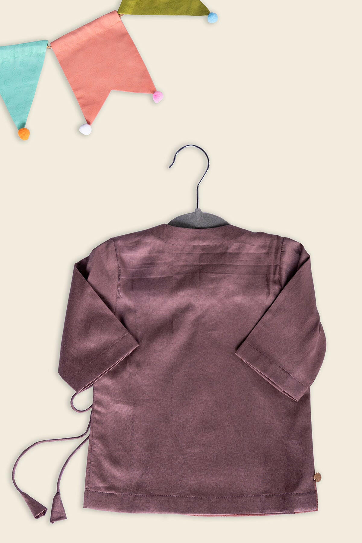 Chocolate Brown Angrakha