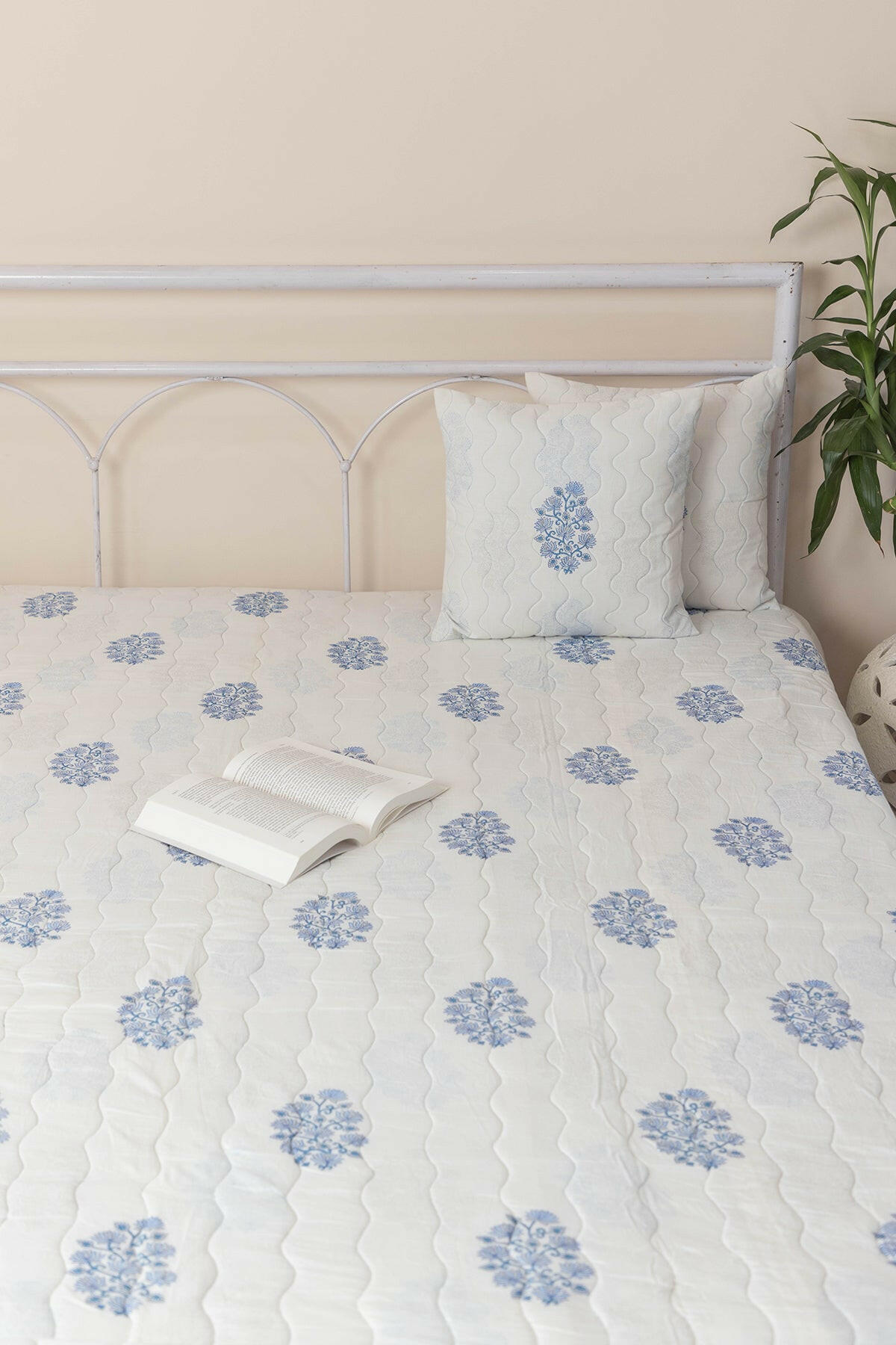 Secret Stems Quilted Bedcover