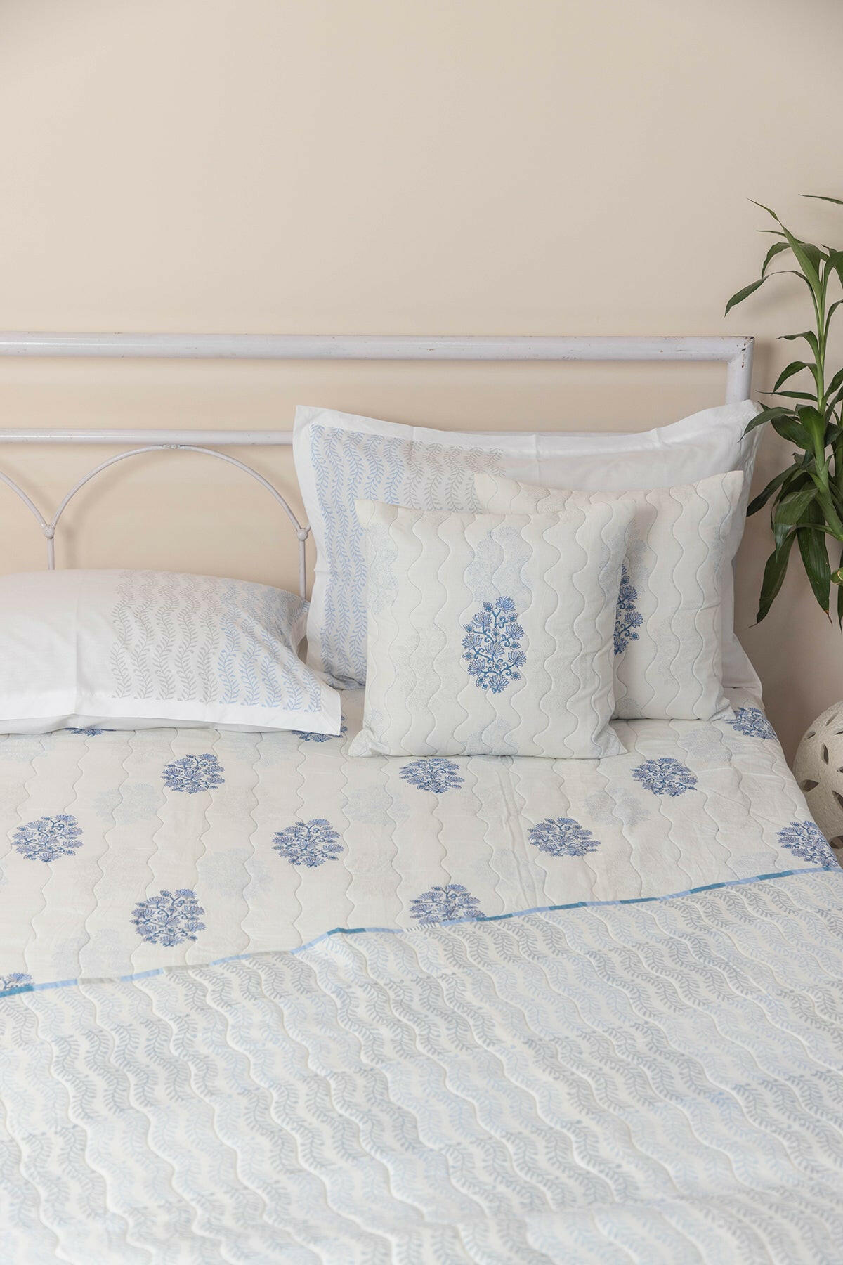 Secret Stems Quilted Bedcover