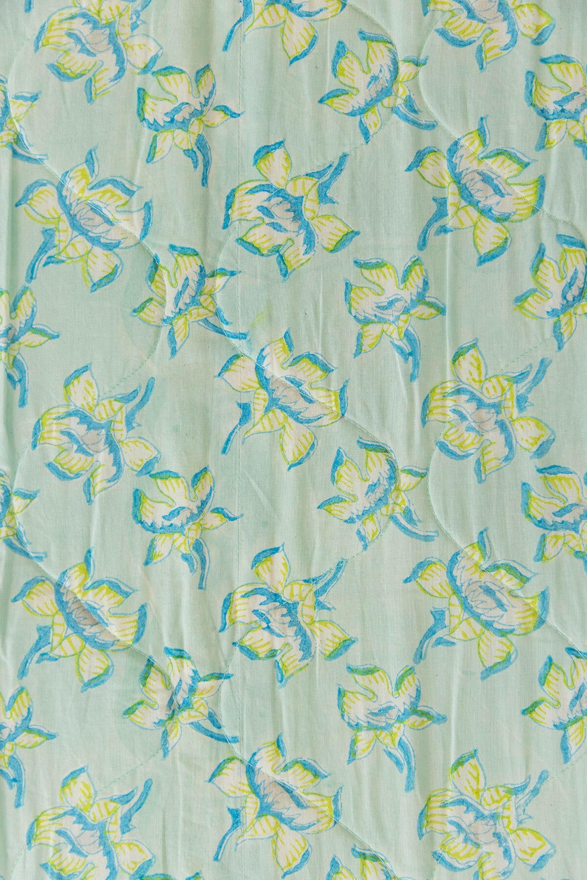 Make Me Blossom Quilted Bedcover