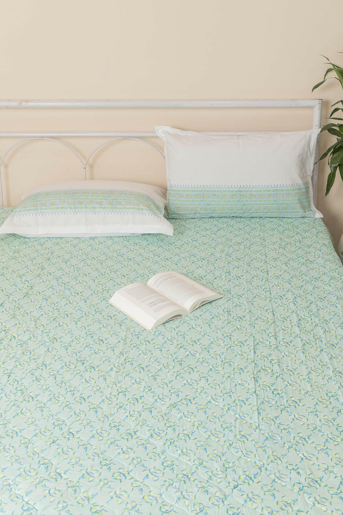 Make Me Blossom Quilted Bedcover