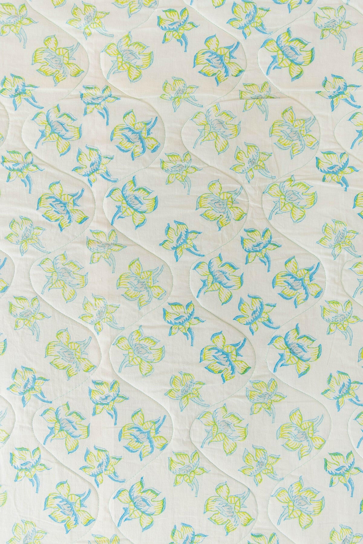 Make Me Blossom Quilted Bedcover