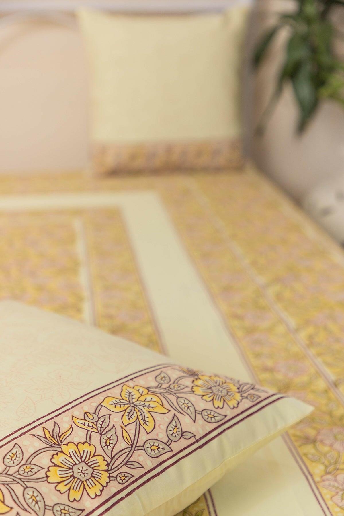 Iced Mango Cotton Bedcover