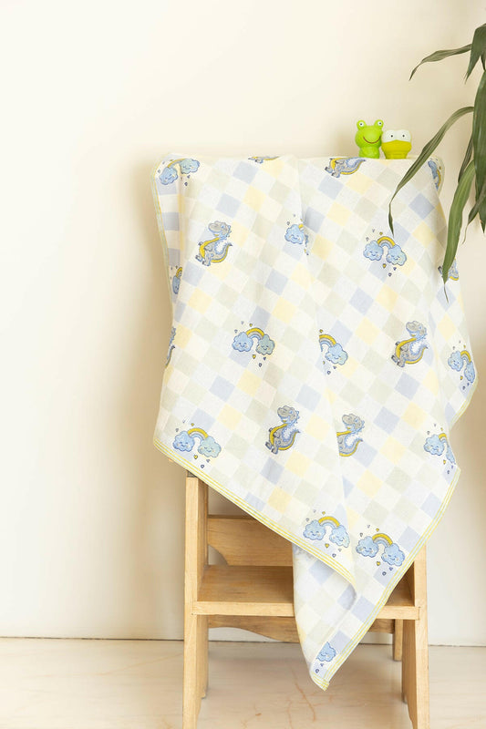 Clouds & Dino Kids Towel