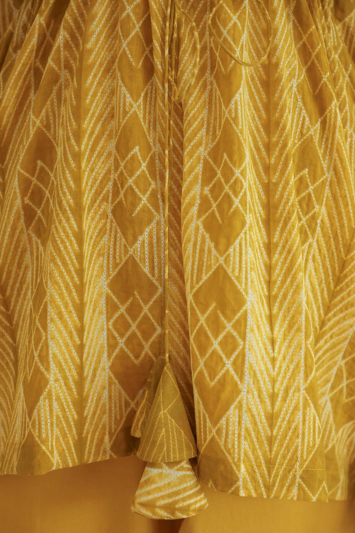 Lemon Mustard Kaftan Co-ord Set
