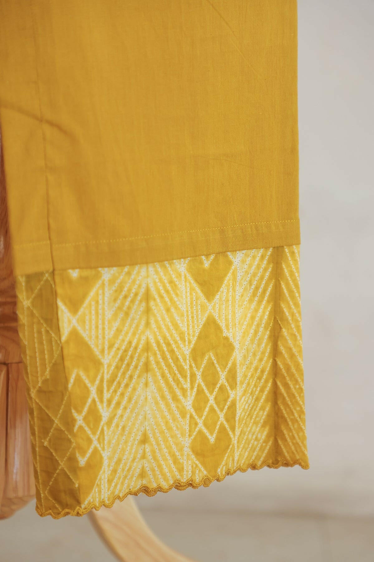 Lemon Mustard Kaftan Co-ord Set